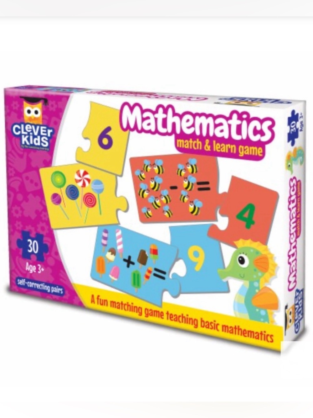 NEW Clever Kids Mathematics Match & Learn Game